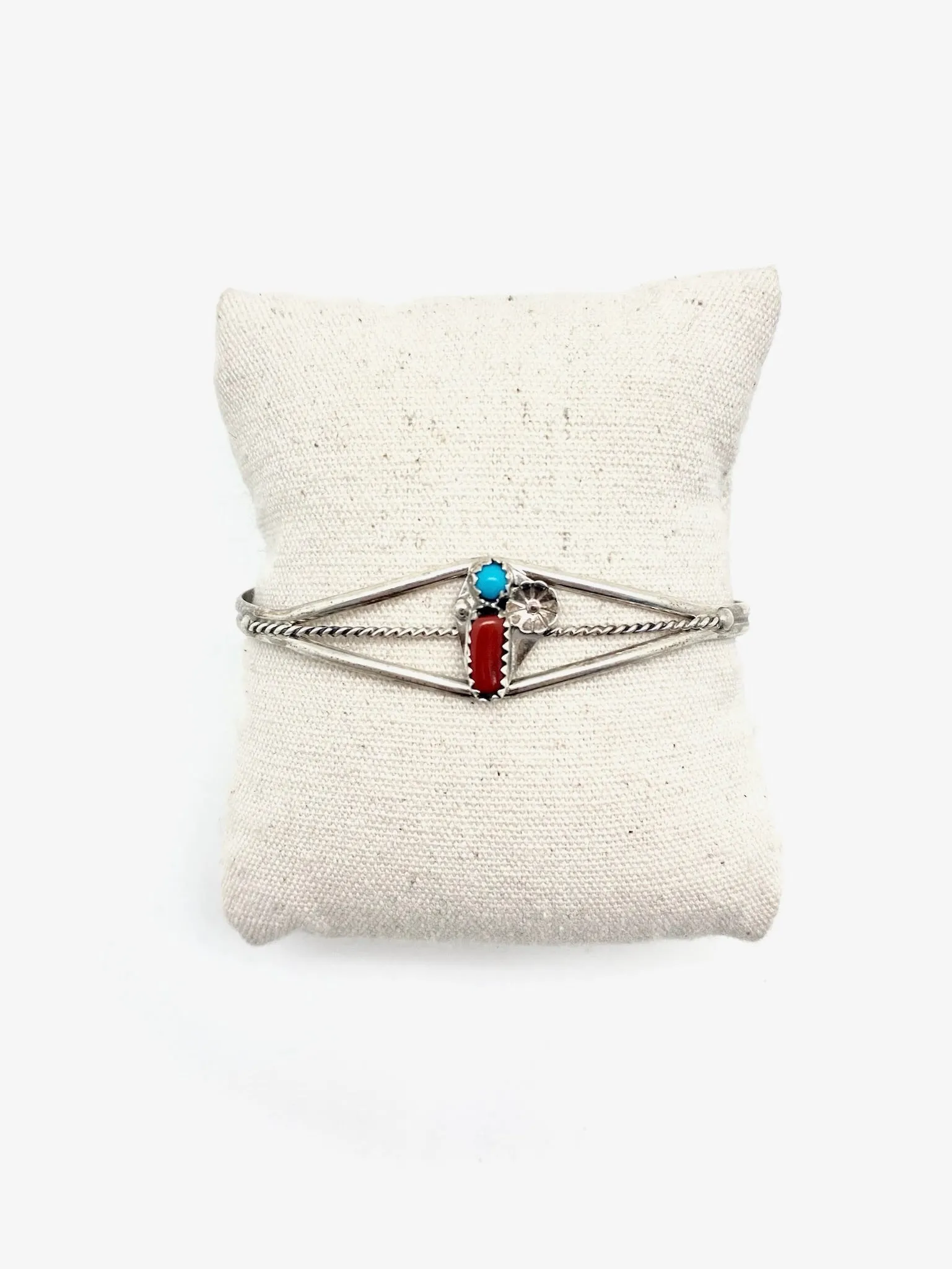 Keren Turquoise & Coral Cuff