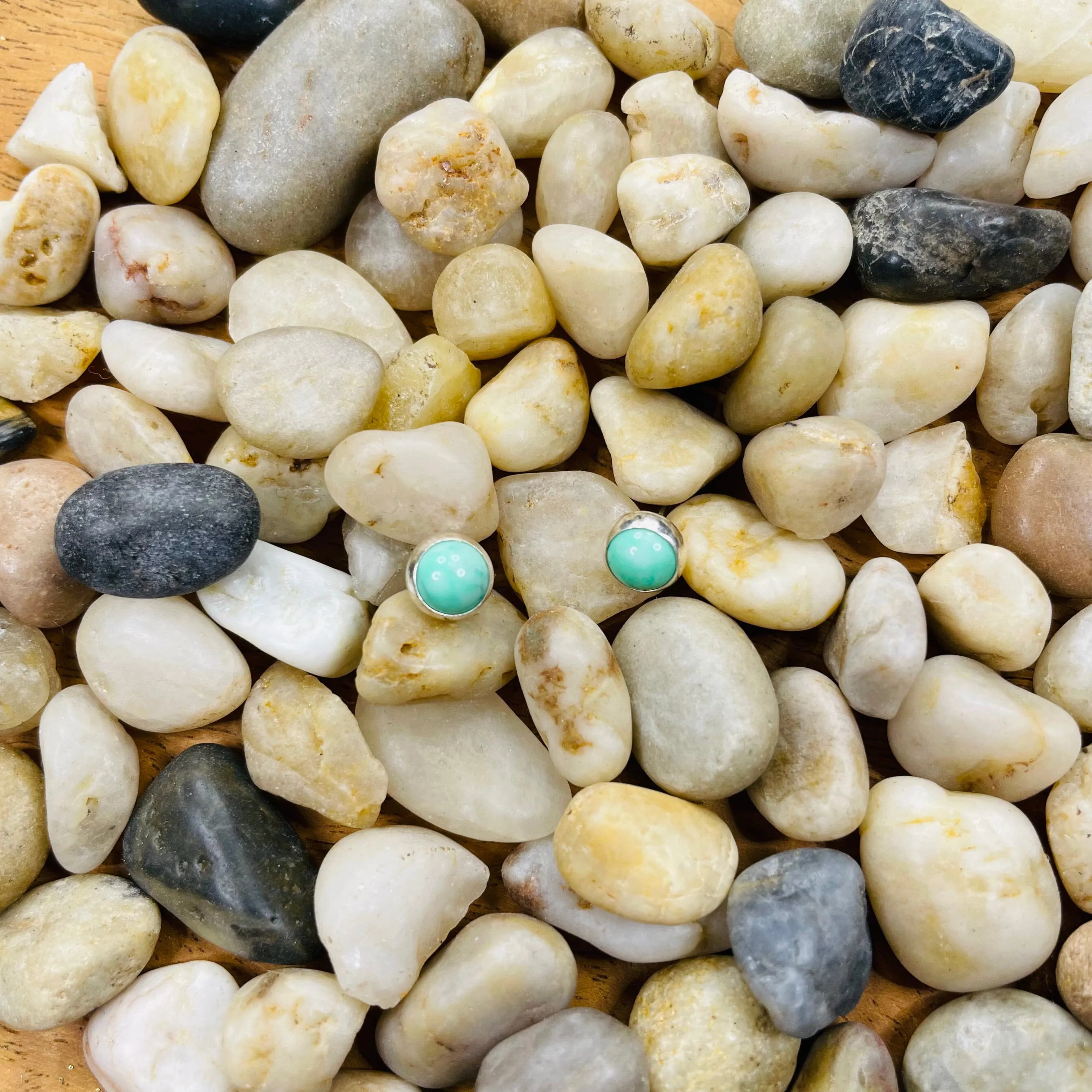 Kingman Turquoise Stud Earrings