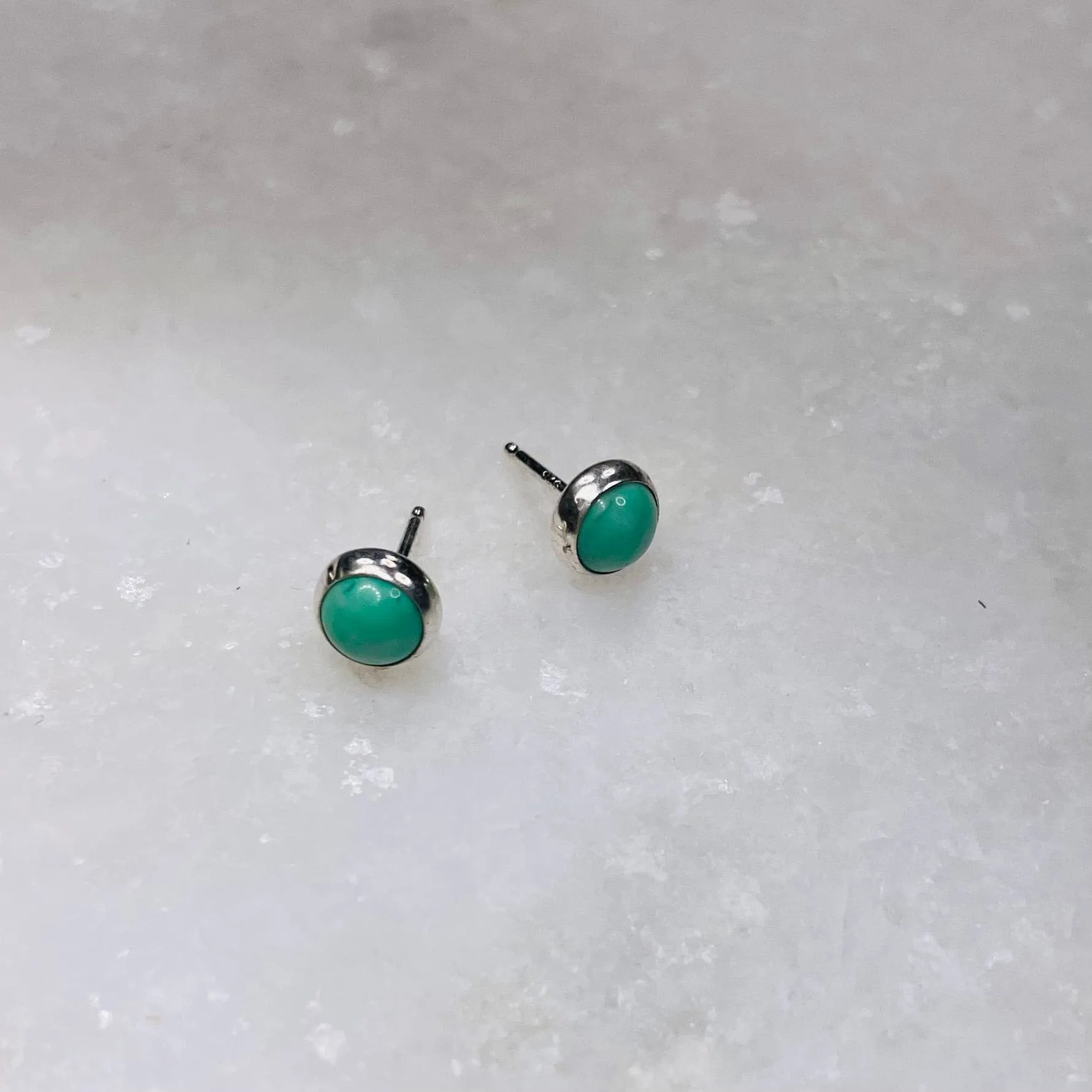 Kingman Turquoise Stud Earrings