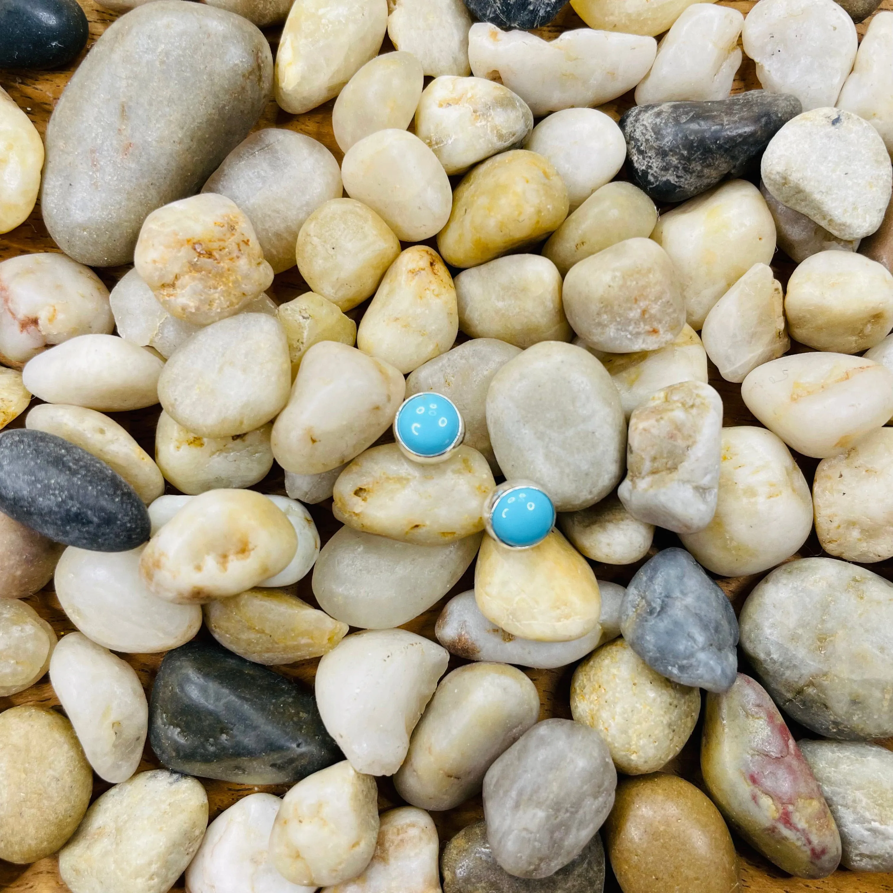 Kingman Turquoise Stud Earrings