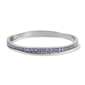 Light Hearted Crystal Bangle - Tanzanite