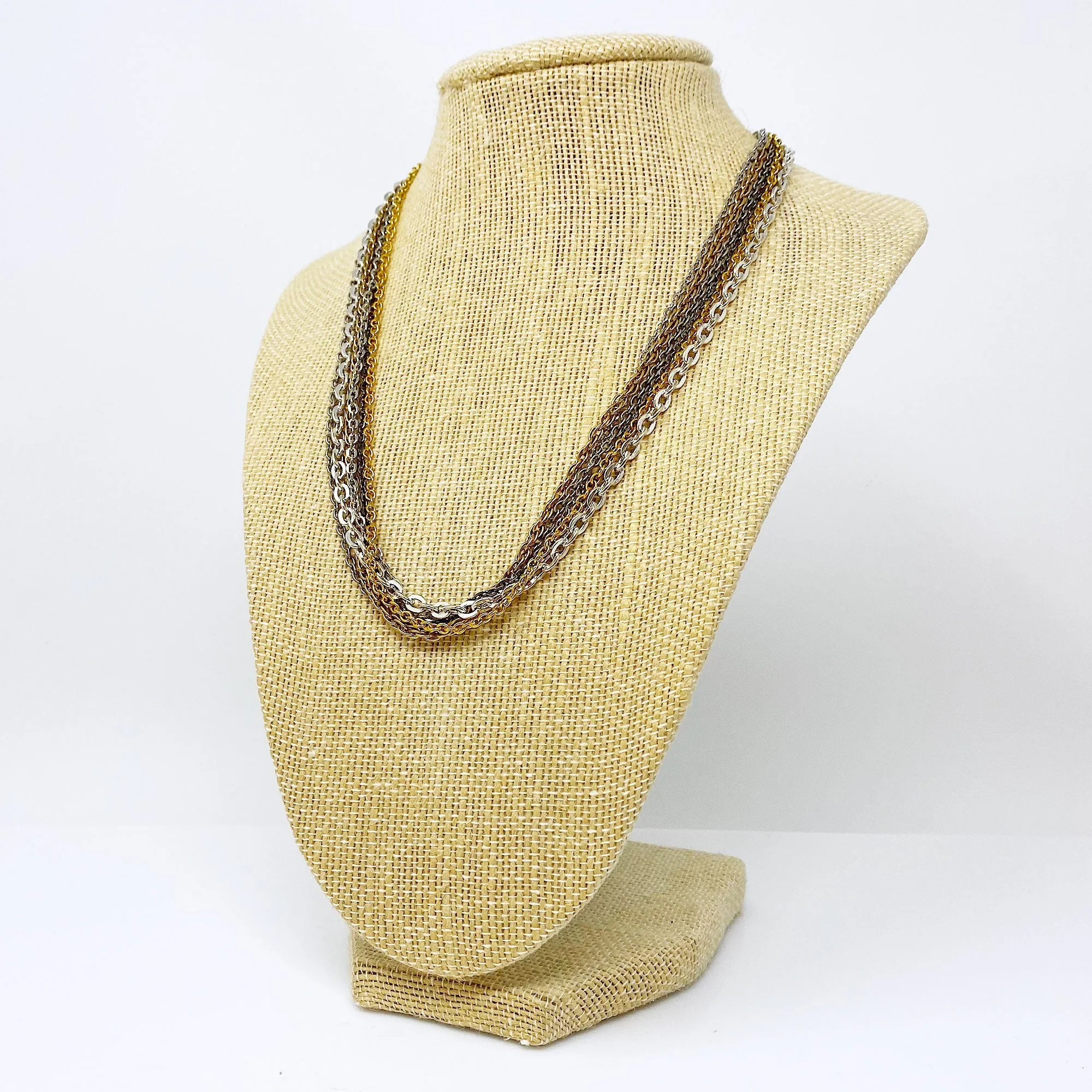 MASON mixed metal chain necklace