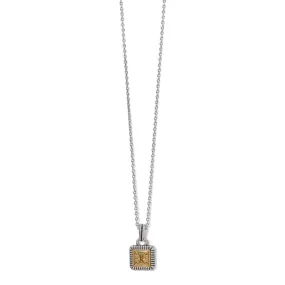 Mosaic Two Tone Mini Tile Necklace