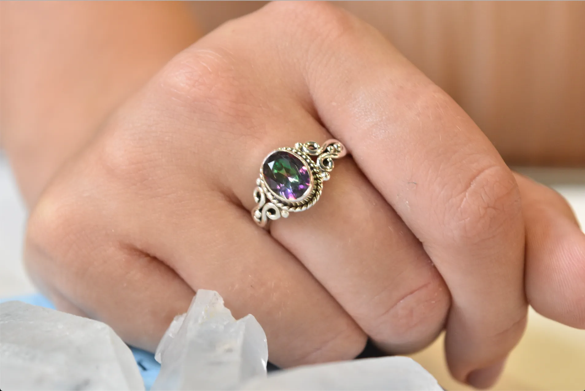 Mystic Topaz Alta Ring