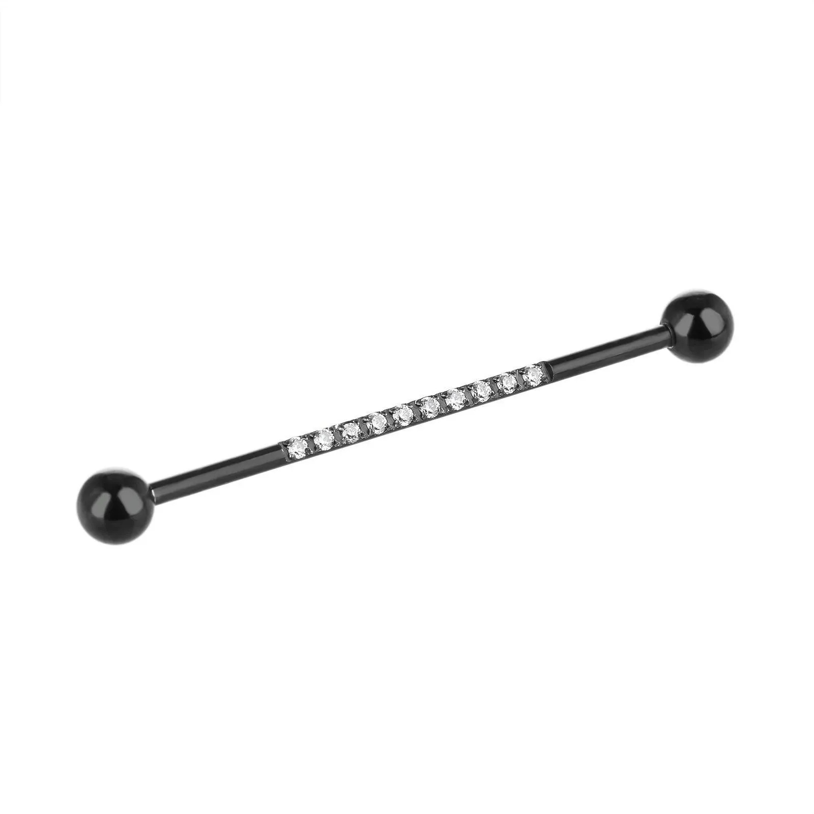 New Gem Line  Industrial Barbell Body Piercing Jewelry