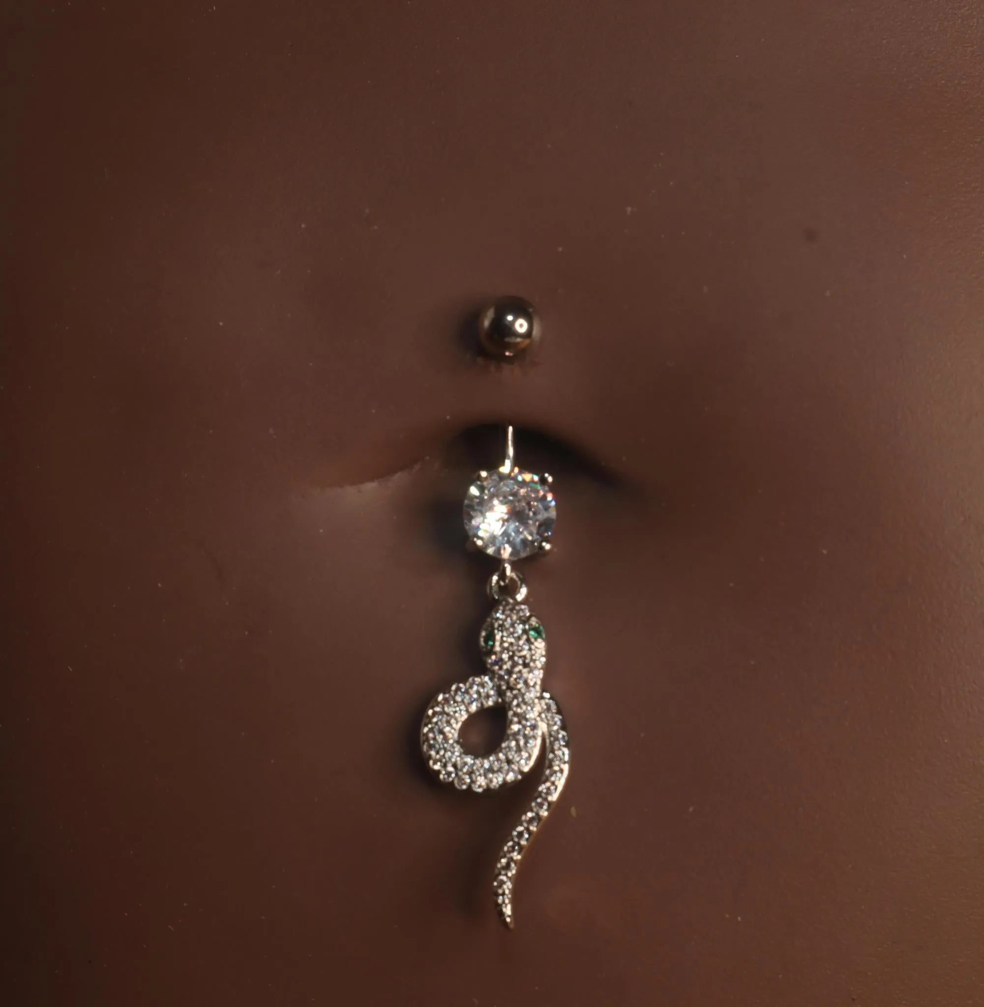 New Snake Curl Belly button Navel Piercing