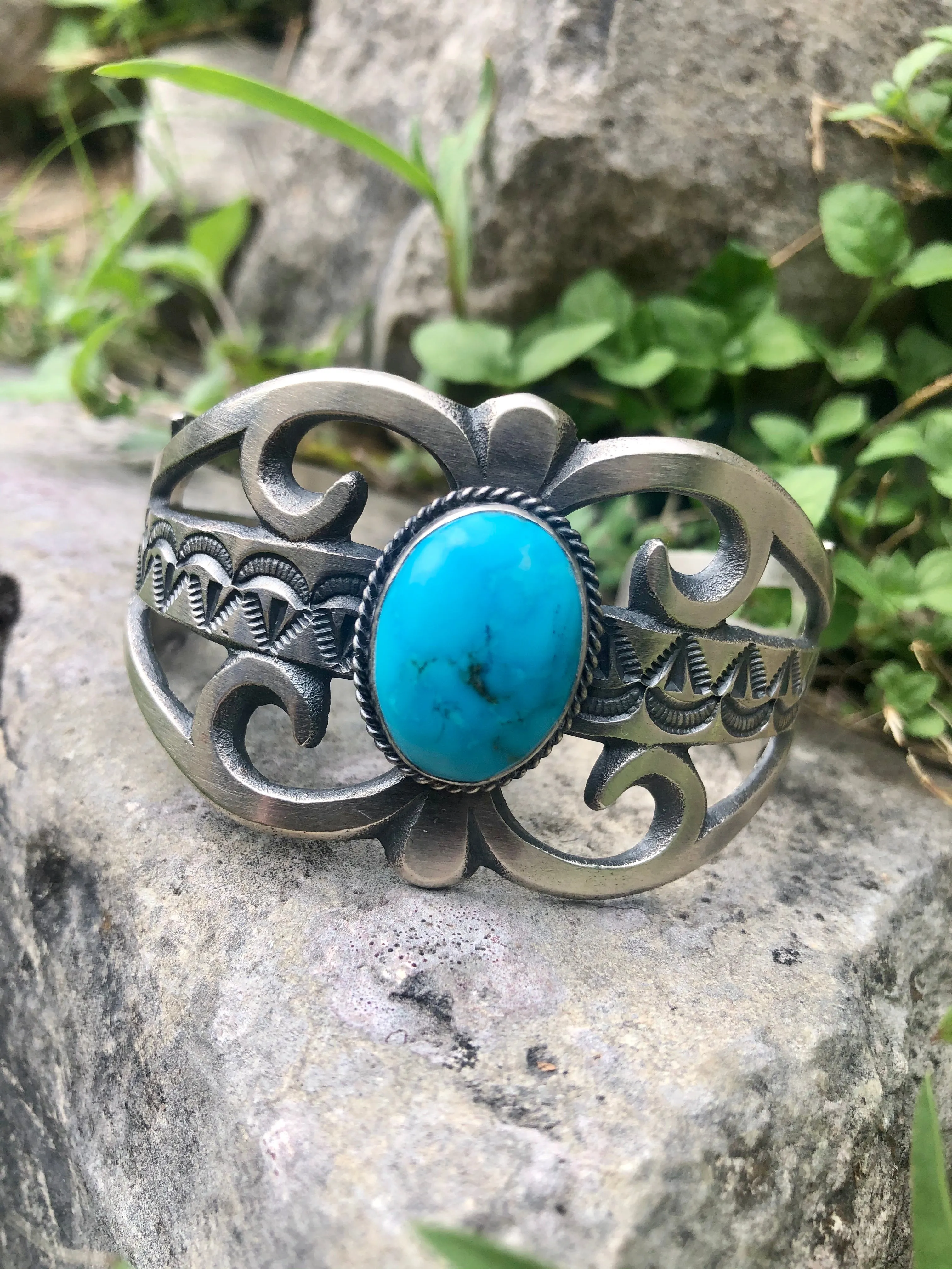 Oversized Turquoise Cuff