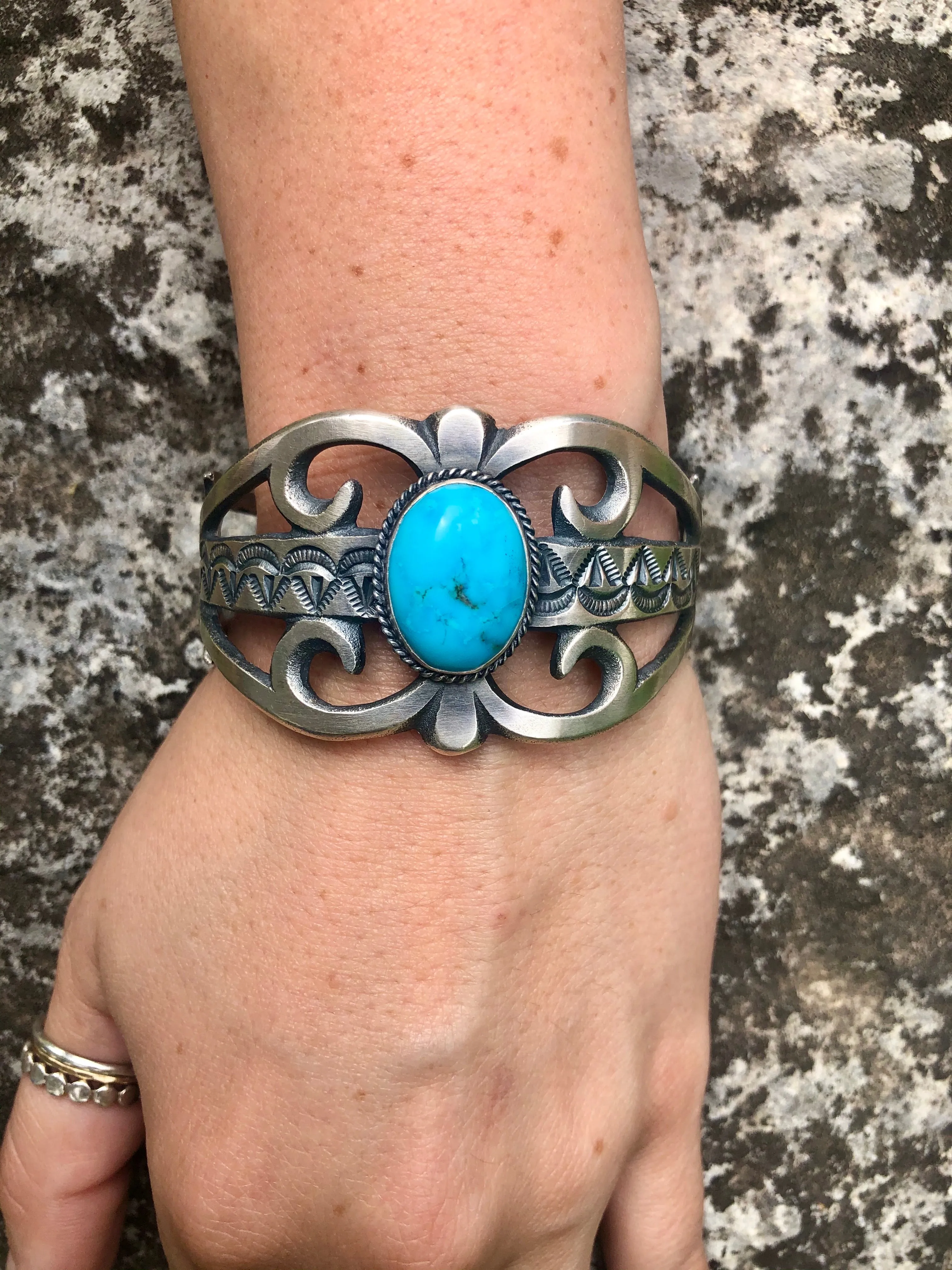 Oversized Turquoise Cuff