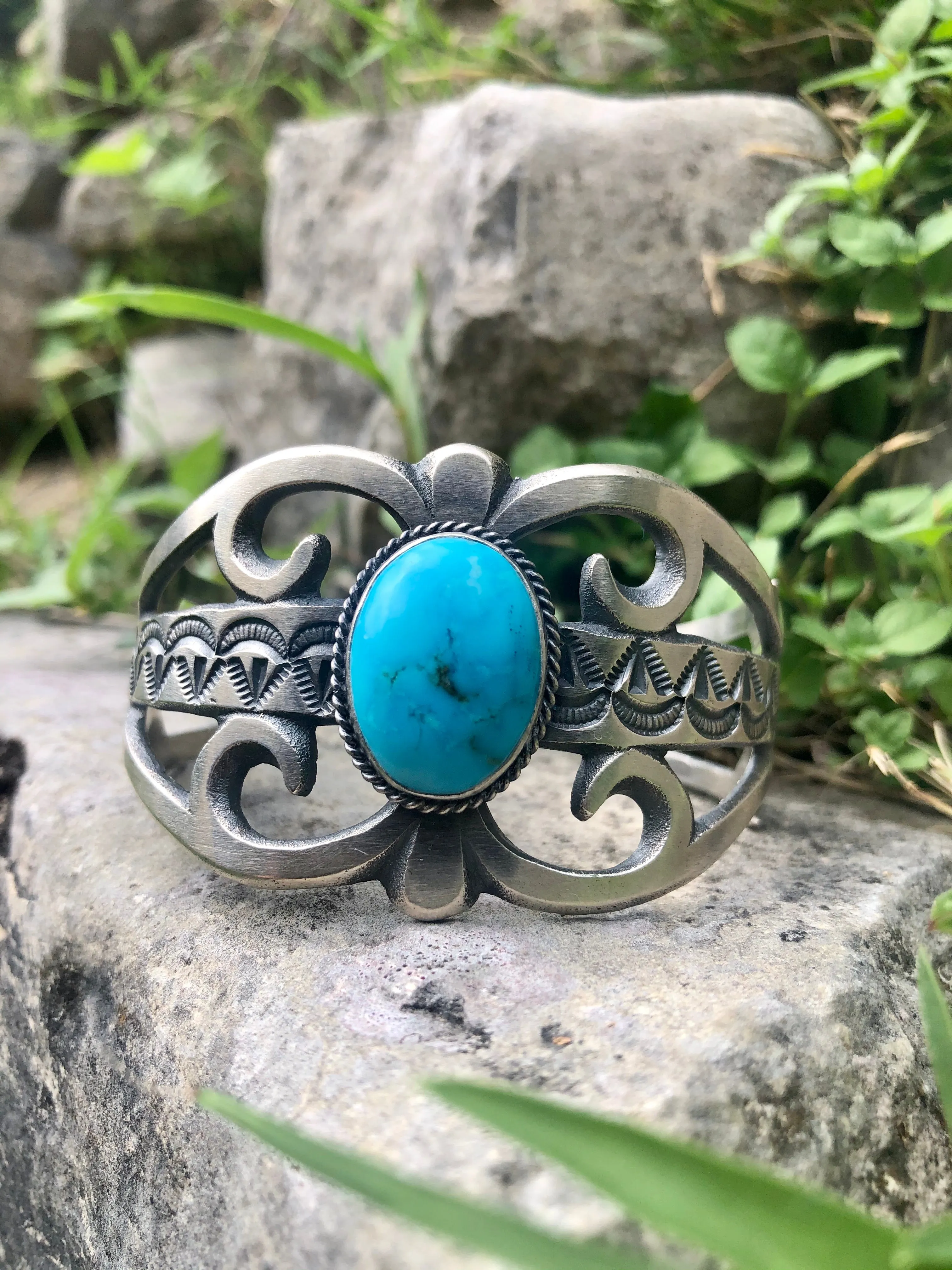 Oversized Turquoise Cuff