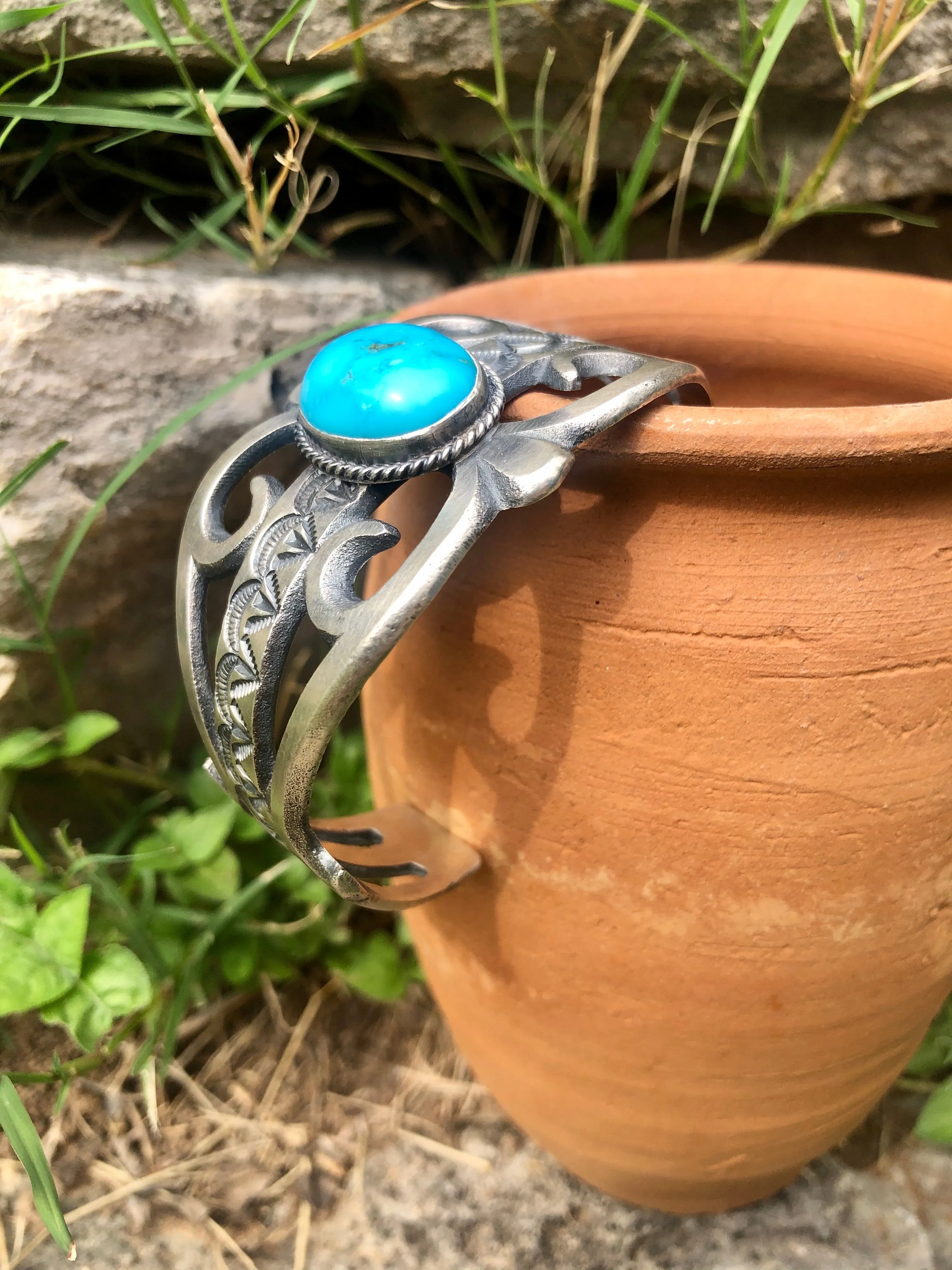 Oversized Turquoise Cuff