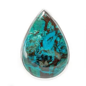 Percy Shattuckite Teardrop Ring L