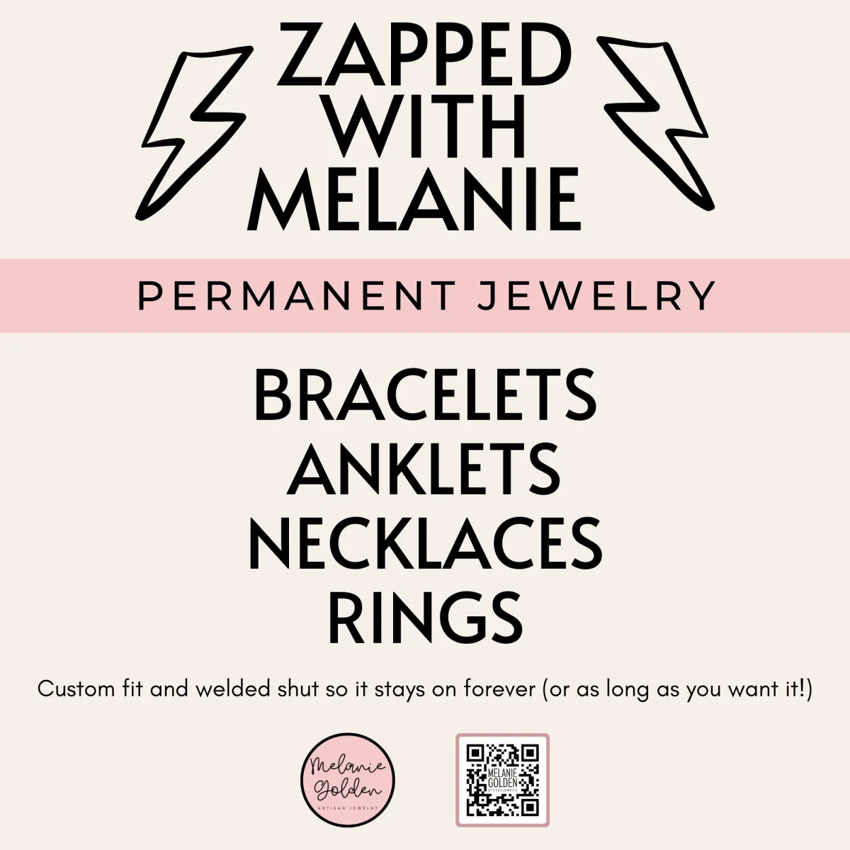 Permanent Jewelry Appointment