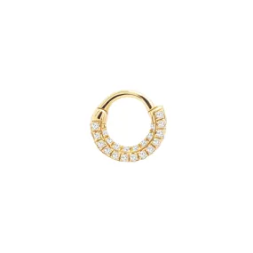 Porter Lyons 14k Diamond Pave Mini Hoop