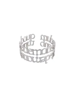 QED GRILL BRACELET SILVER