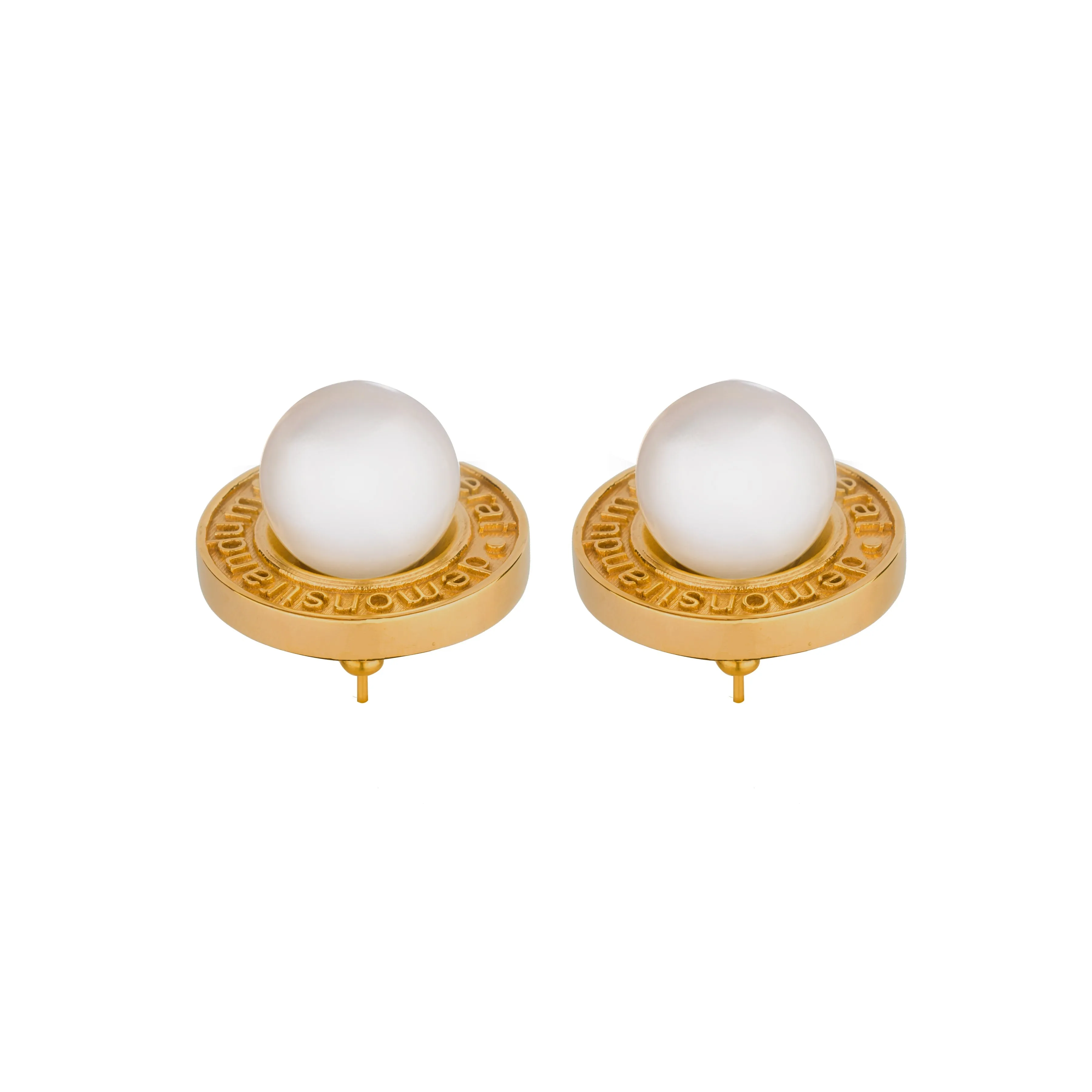 QED Pearl Earrings GOLD