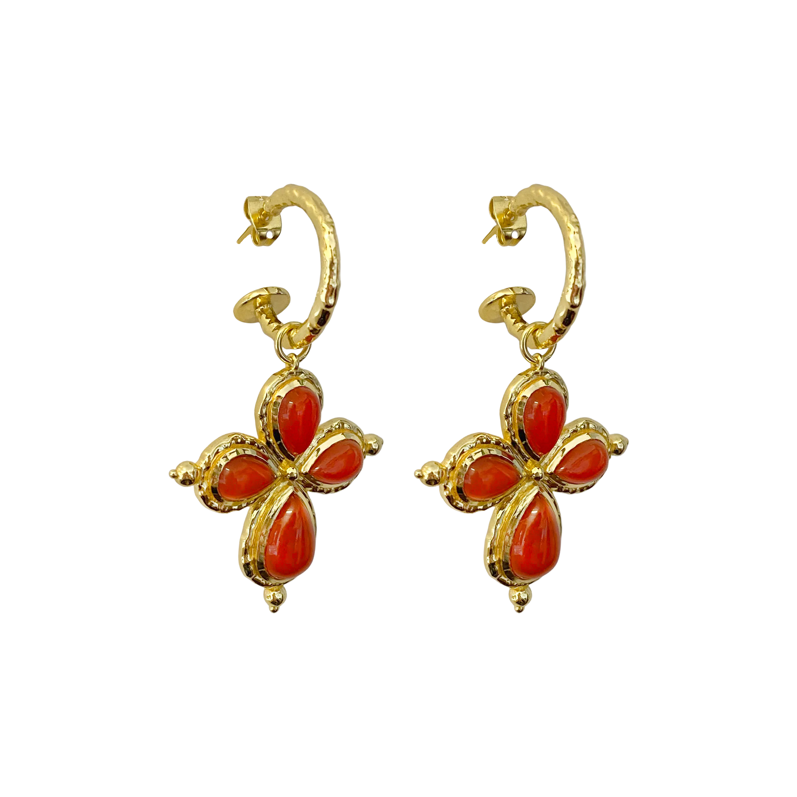 ROSALIA Earrings | Red Onyx