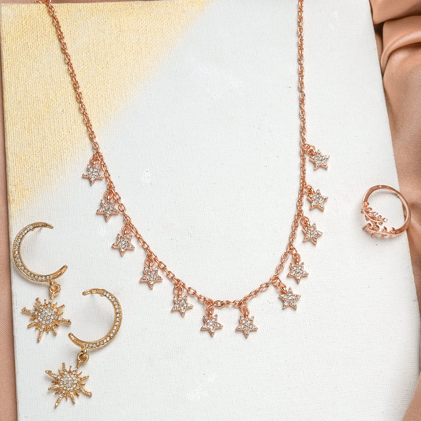 Rose Gold Lush Jewelry Set