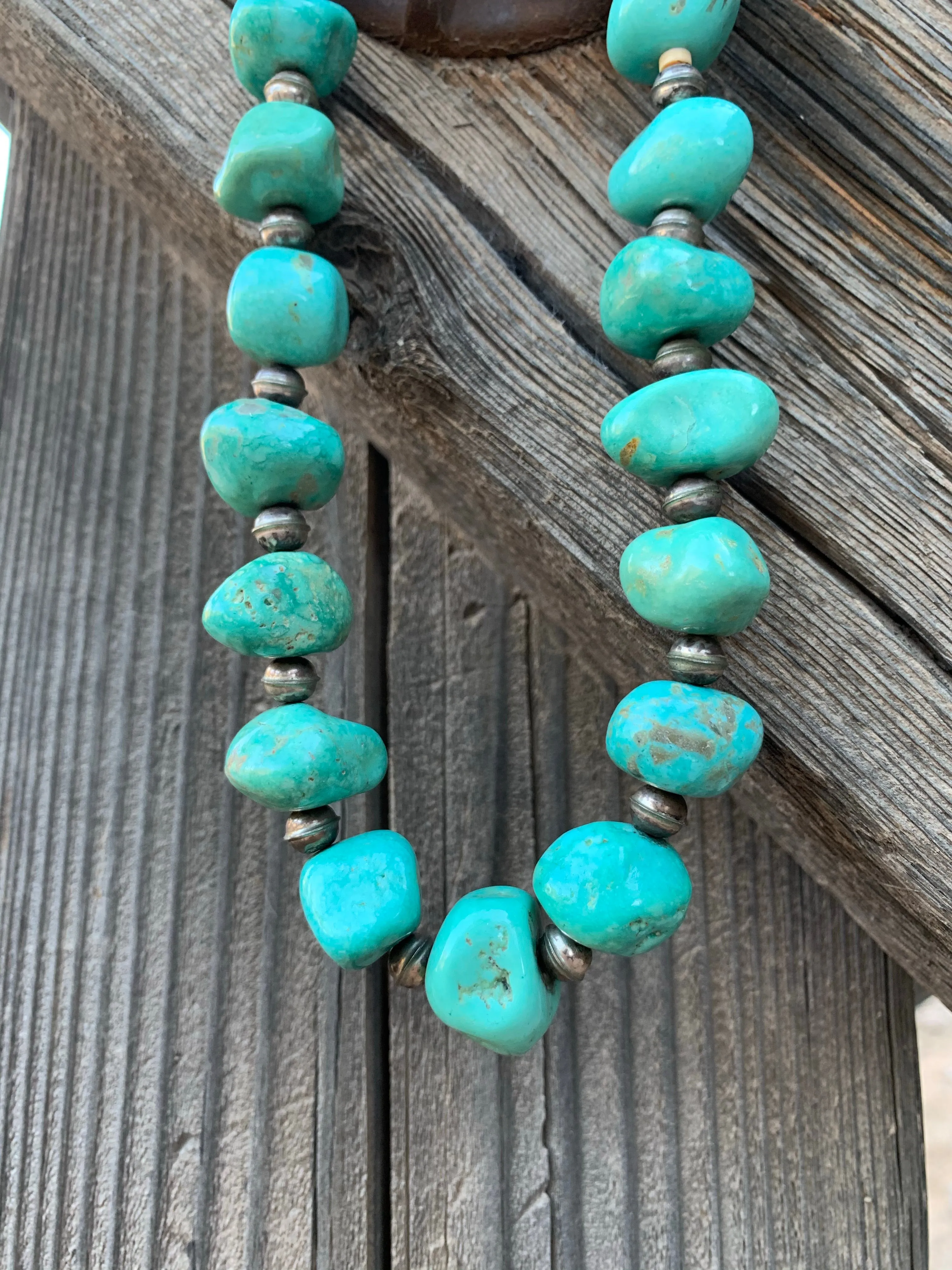 Royston Turquoise Nugget necklace