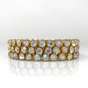 SIMAYA vintage ab rhinestone expansion bracelet