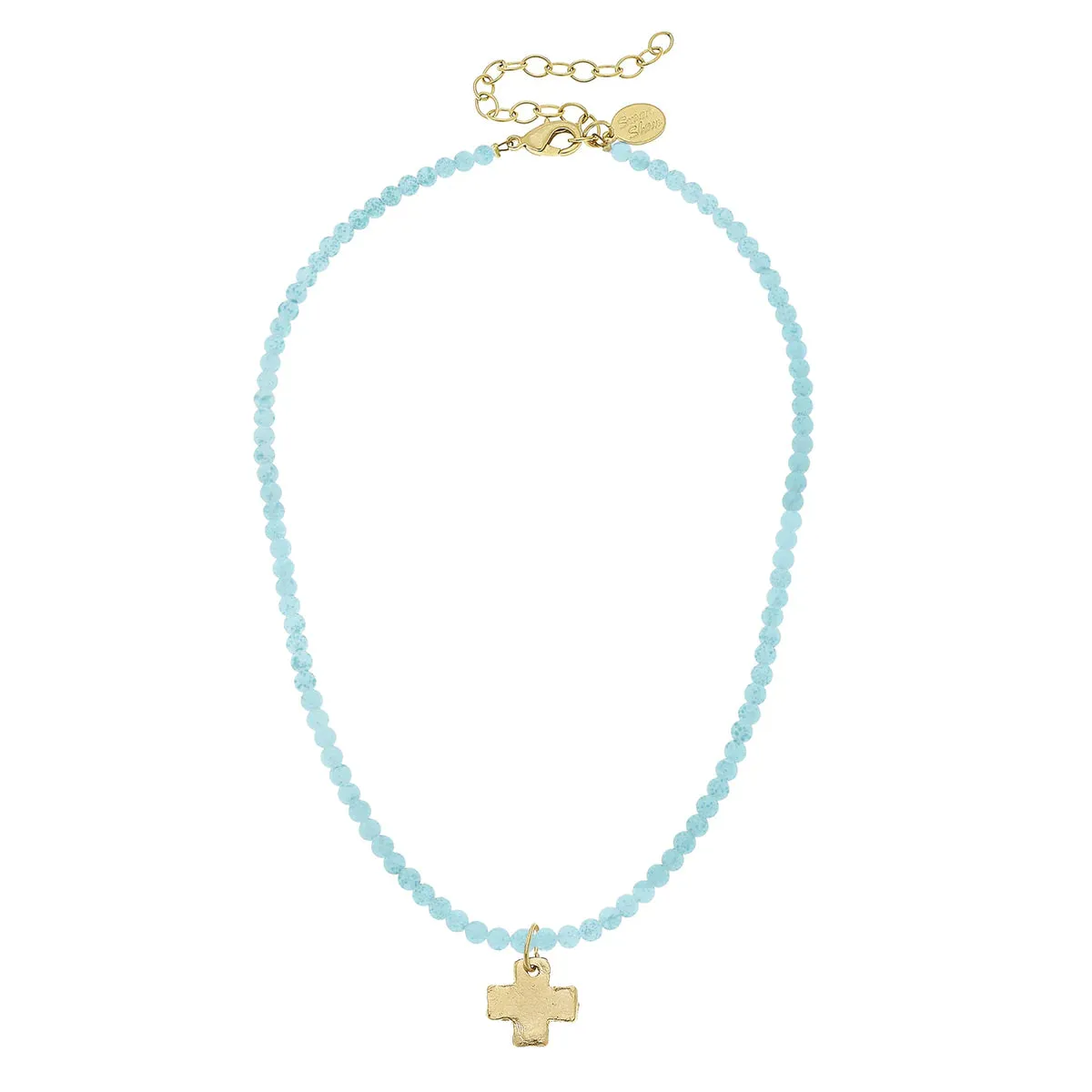 Susan Shaw Assorted Alys Cross Necklaces in Gold