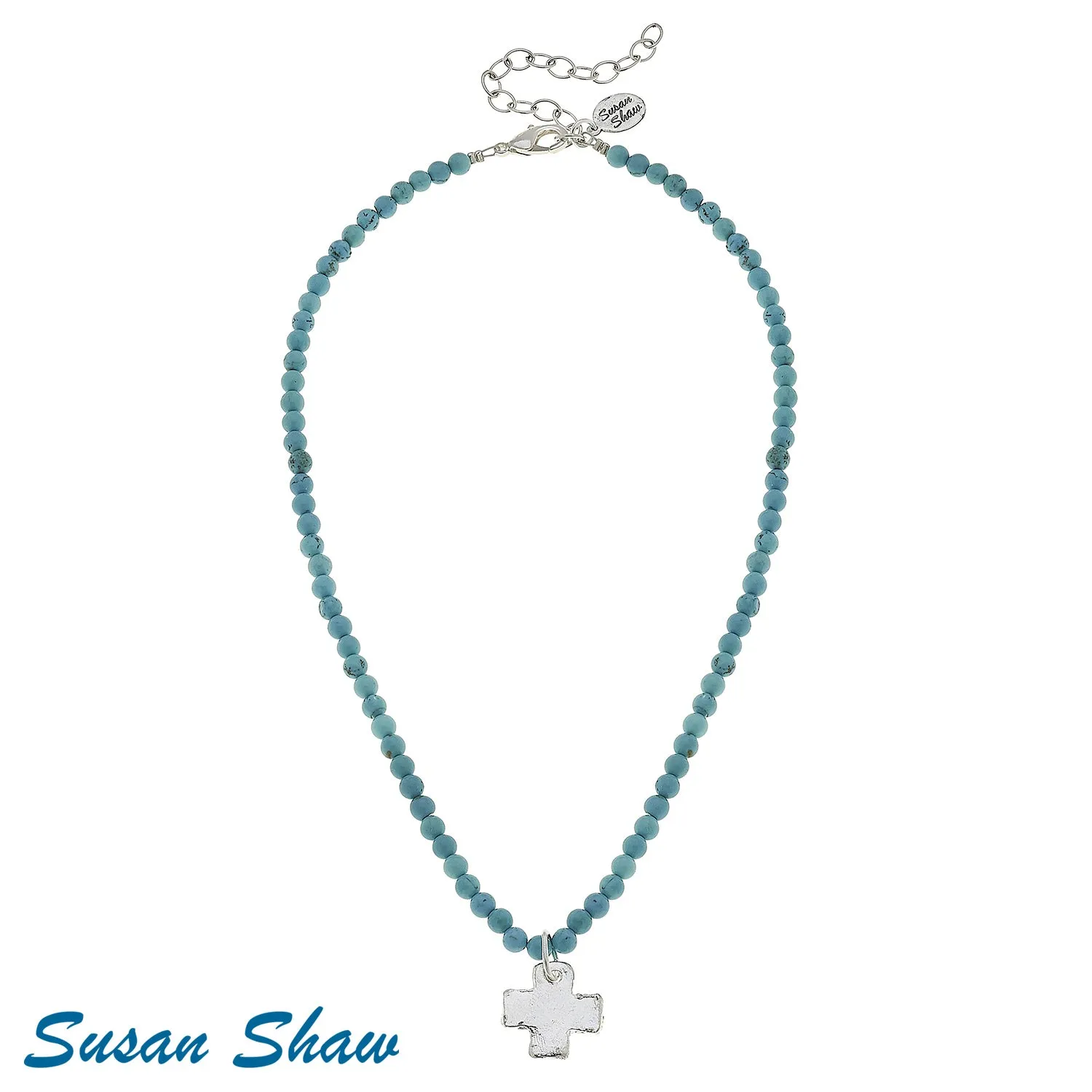 Susan Shaw Assorted Cross Necklaces in Silver