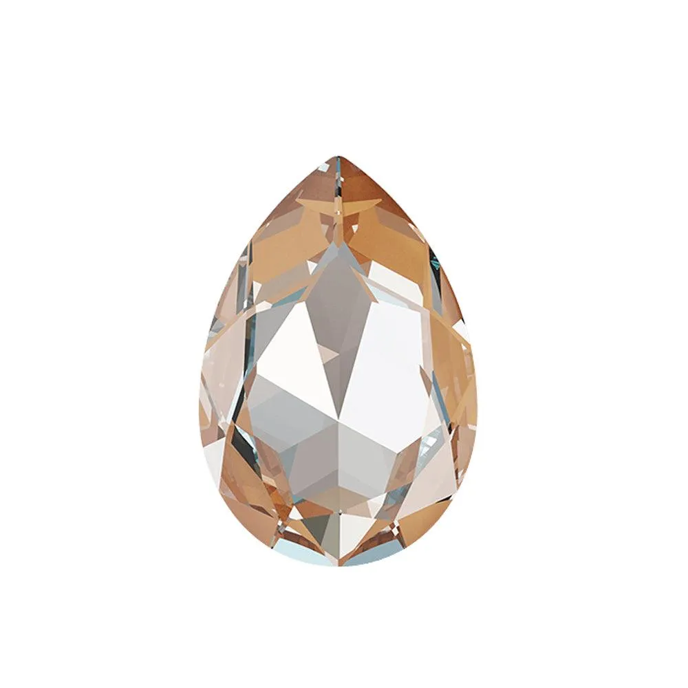 Swarovski 30mm Fancy Stone (4327) Pear - Peach Delite