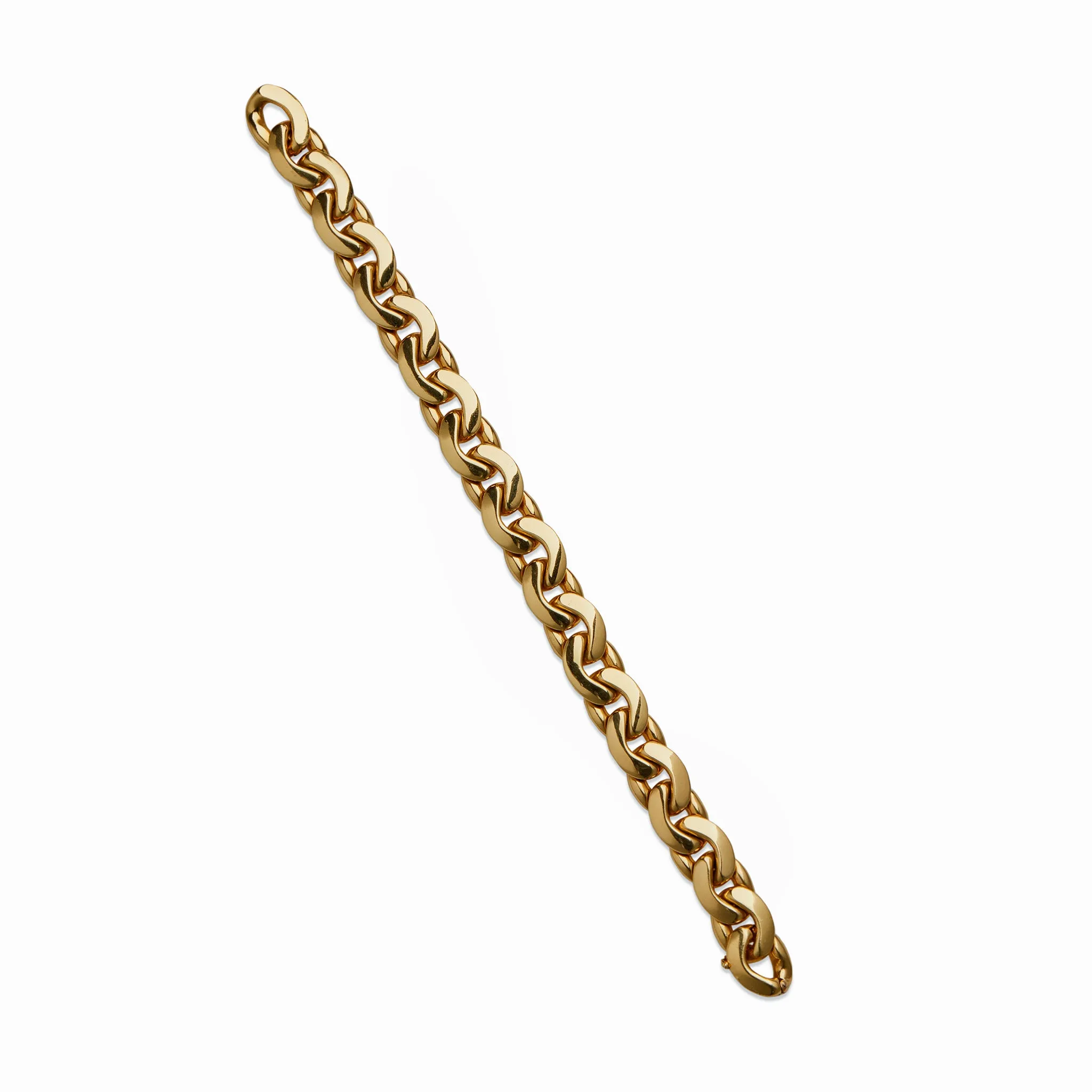 Tiffany & Co. 18K Gold Curb Link Bracelet