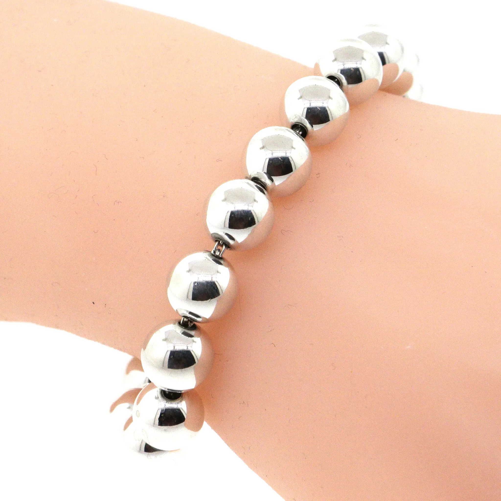 Tiffany & Co. Sterling Silver Ball Bead Bracelet