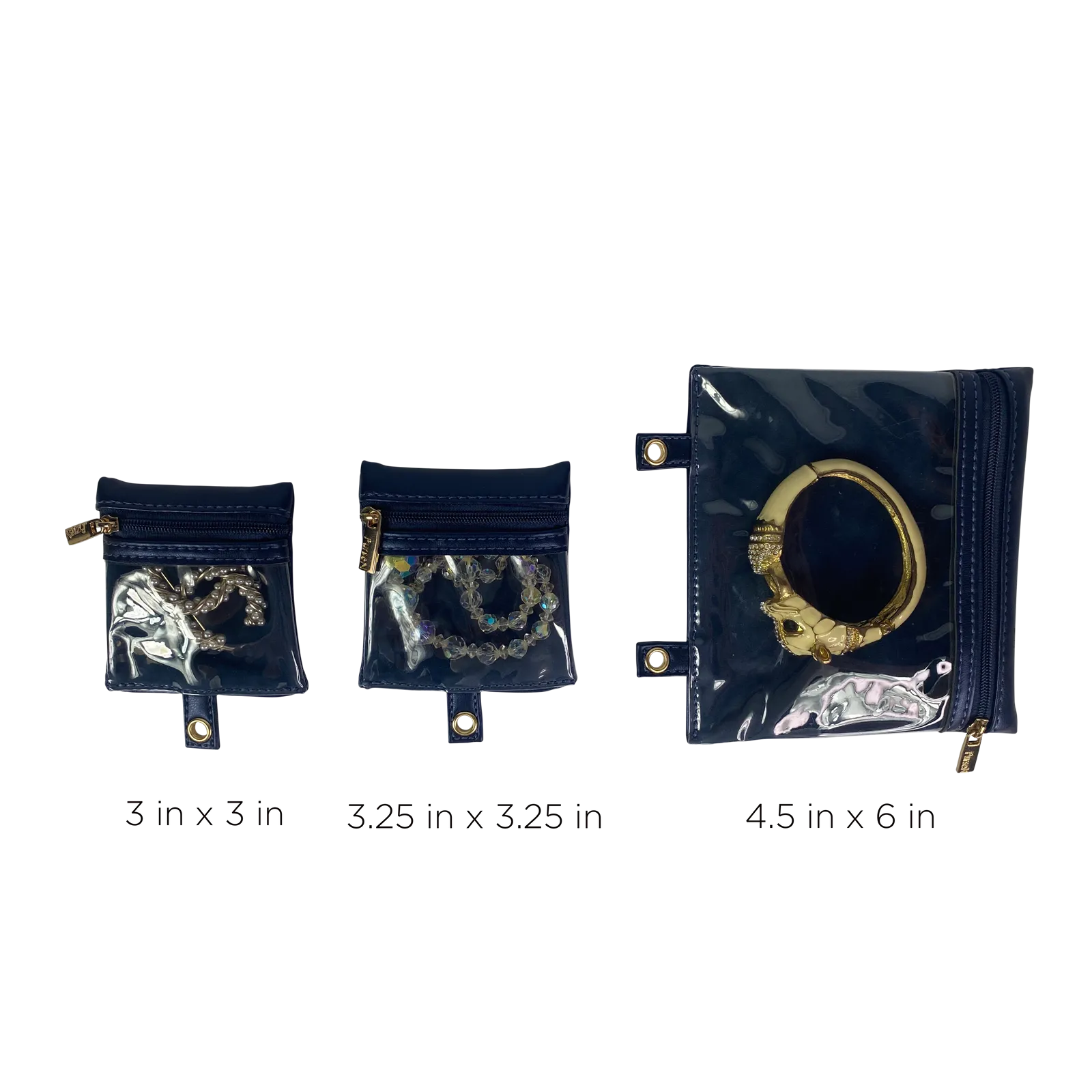 Trinity Jewelry Case - Greek Navy