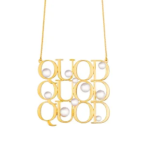 Triple QUOD Necklace