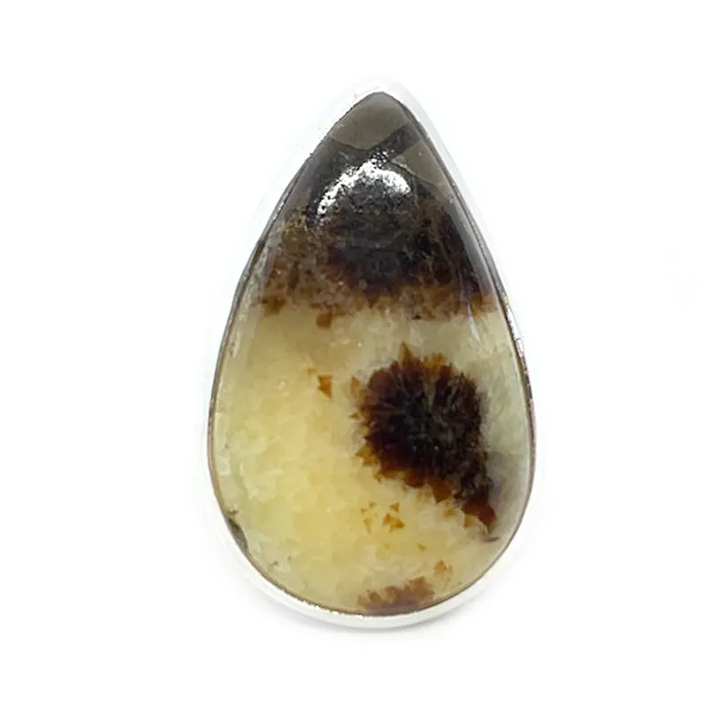 Tulsi Septarian Bohemian Gemstone Ring