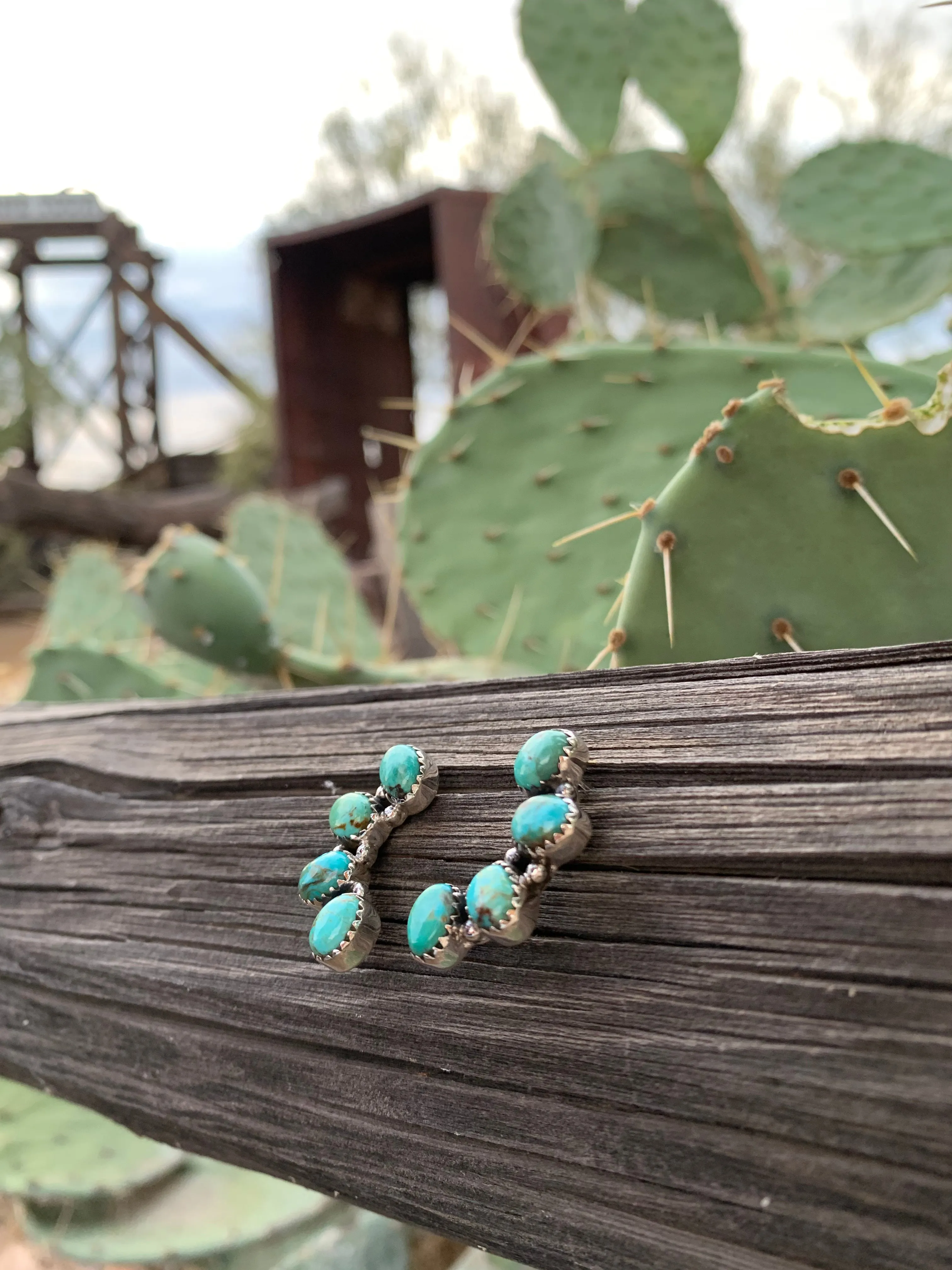 Turquoise Post earrings