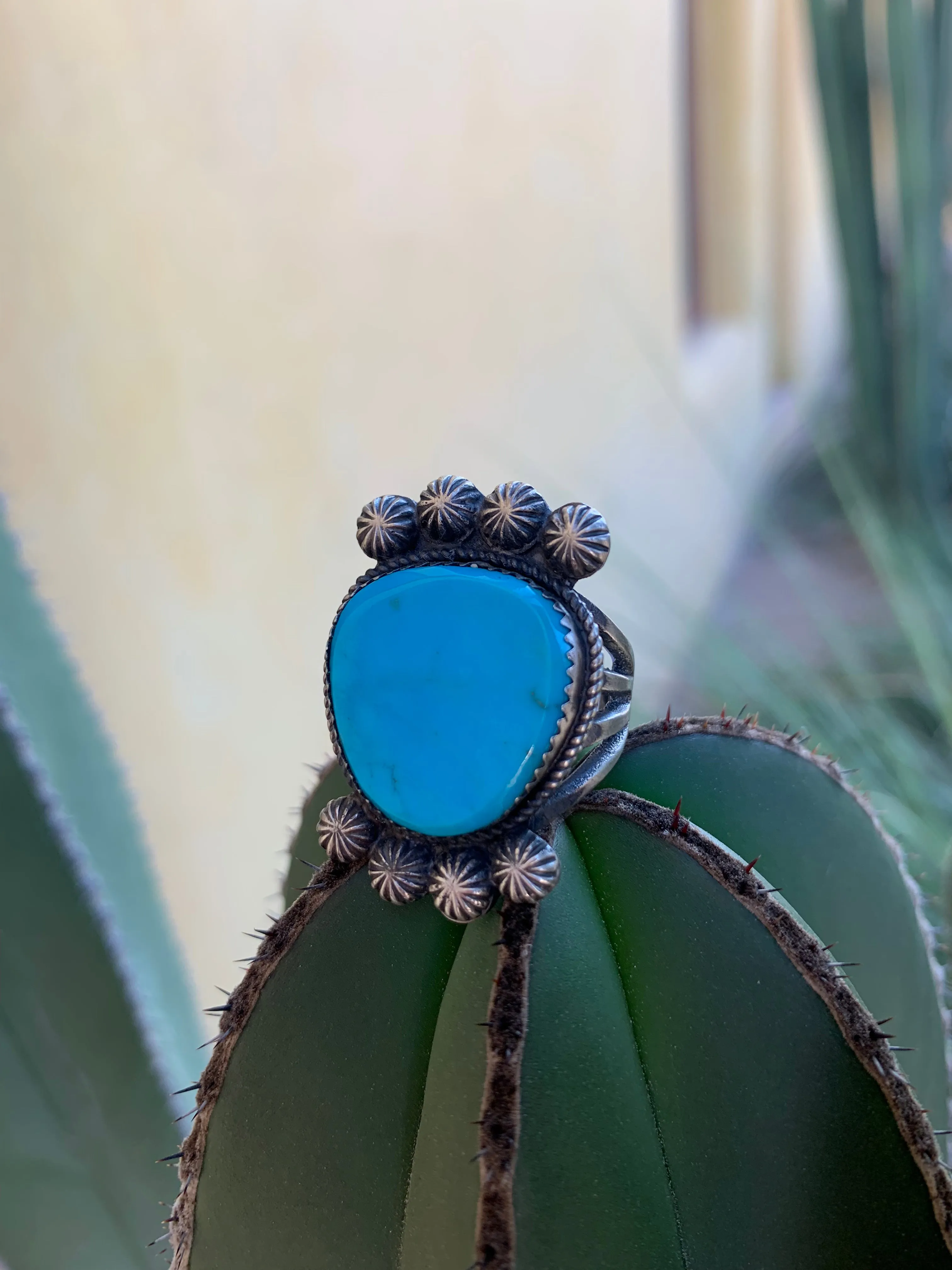 Turquoise ring size 10