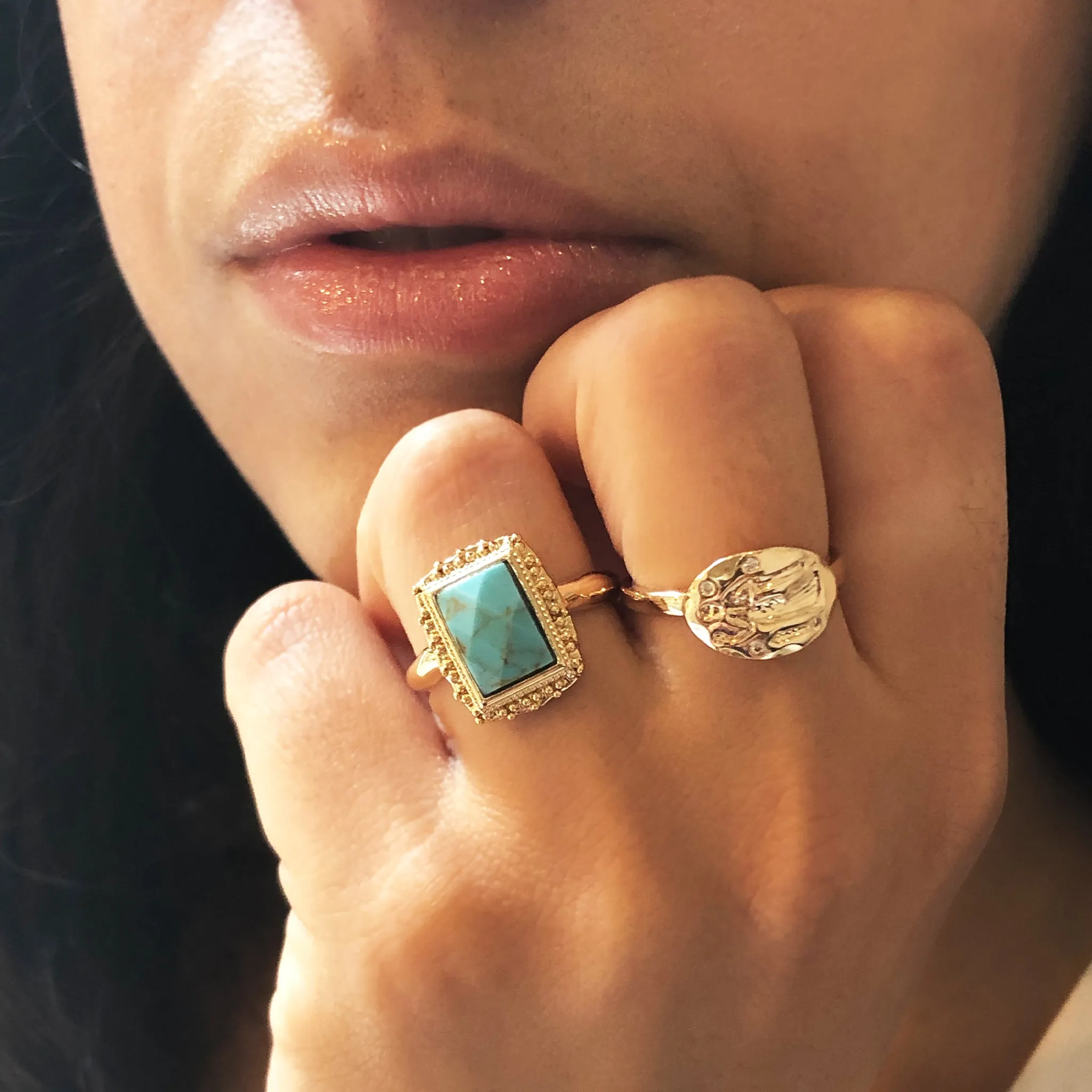 Turquoise Roman Ring