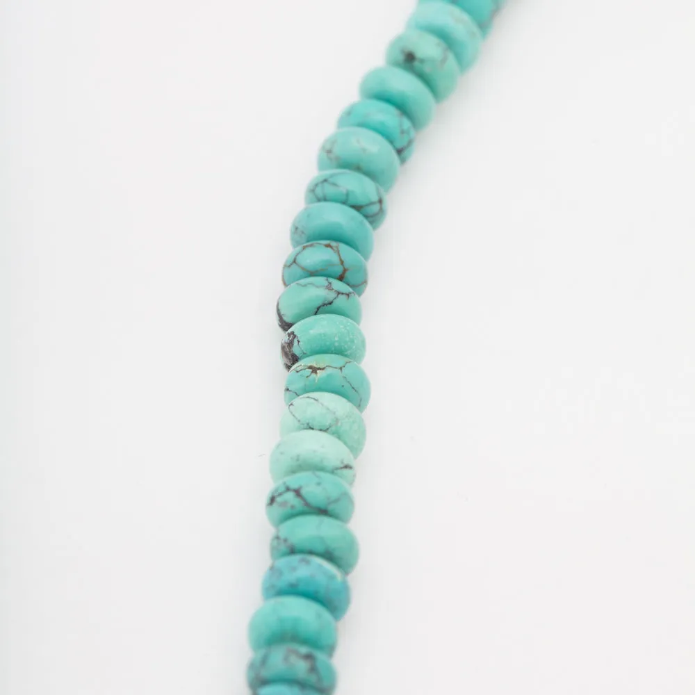 Turquoise Roundel Strand Necklace