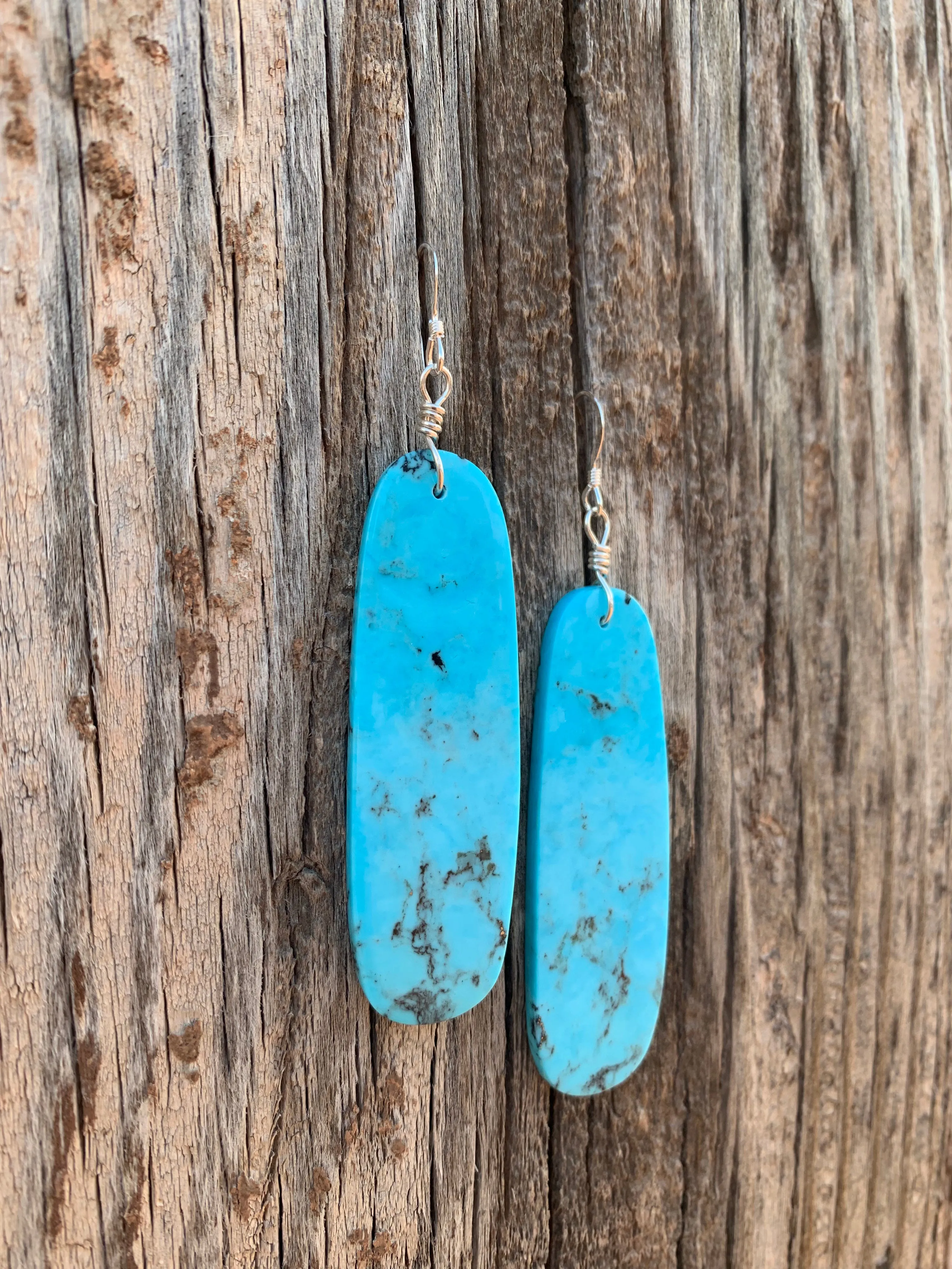 Turquoise Slab earrings