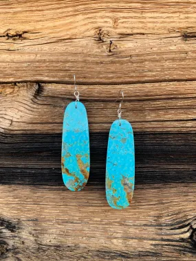 Turquoise Slab earrings