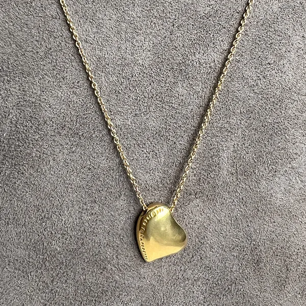 Vintage Elsa Peretti Full Heart Necklace