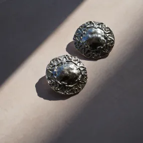 Vintage Statement Grecian Clip-On Earrings