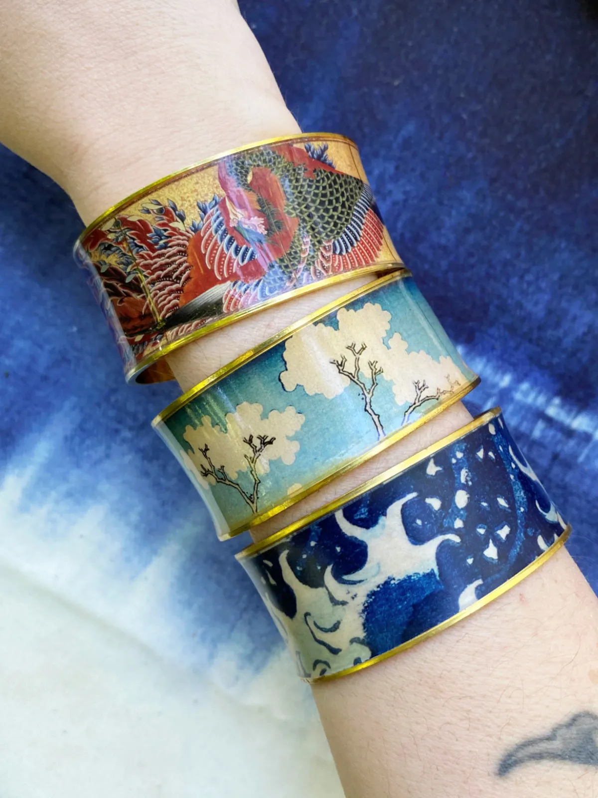 Wide Art Bangles by Museum Reproductions