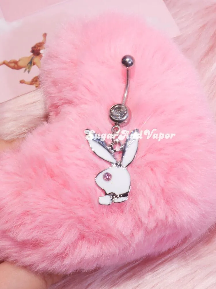 Y2K Color Bunny Heads Belly Ring