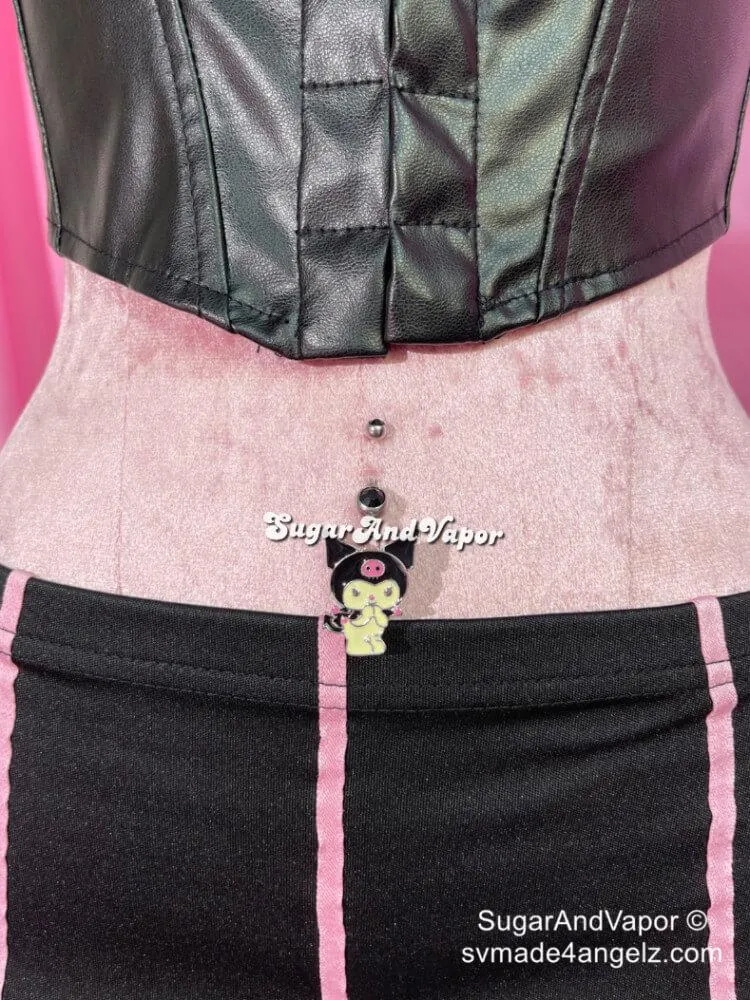 Y2K Sweet Devil Cute Belly Button Ring